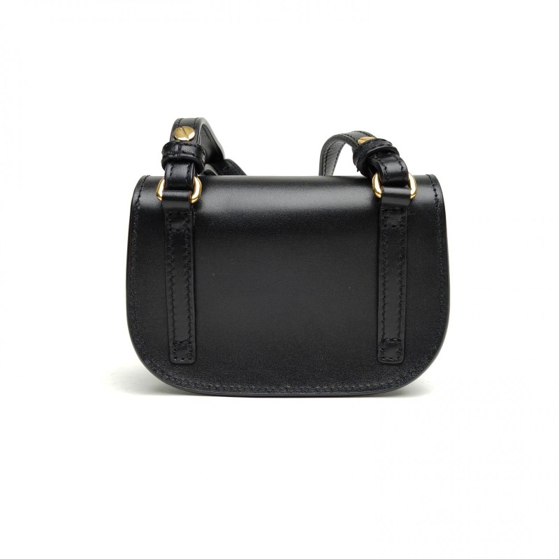 DIOR 黑色牛皮金扣DiorBobbymini肩背包-2