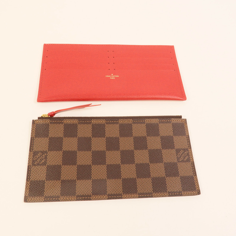 LOUIS VUITTON Damier Felice Pochette金扣鏈帶肩背袋-6