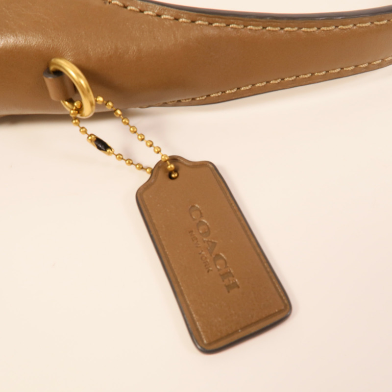 COACH 牛皮皮革Brooklyn Mini手挽肩背兩用袋-6
