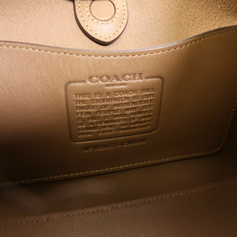COACH 牛皮皮革Brooklyn Mini手挽肩背兩用袋-9