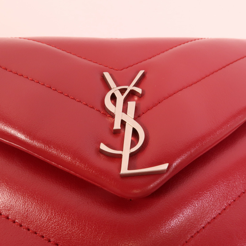 SAINT LAURENT 牛皮皮革Loulou Bag肩背袋-6