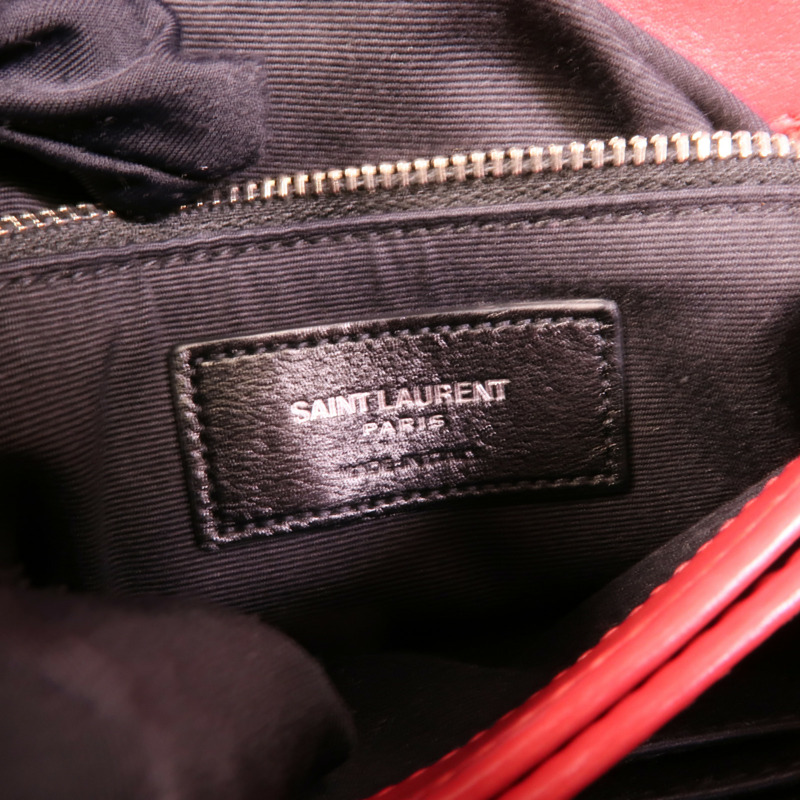 SAINT LAURENT 牛皮皮革Loulou Bag肩背袋-10