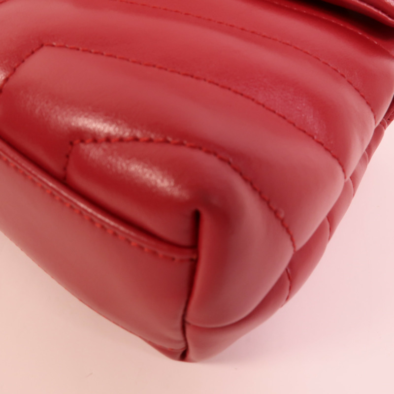 SAINT LAURENT 牛皮皮革Loulou Bag肩背袋-13