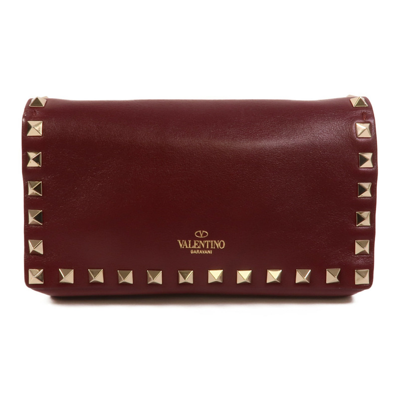 Valentino 牛皮皮革Chain Shoulder肩背袋-1