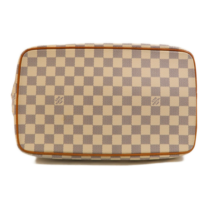 LOUIS VUITTON Damier Azur Saleya MM金扣肩背袋-3