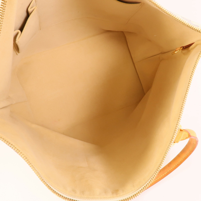 LOUIS VUITTON Damier Azur Saleya MM金扣肩背袋-4