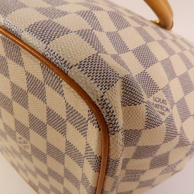 LOUIS VUITTON Damier Azur Saleya MM金扣肩背袋-12