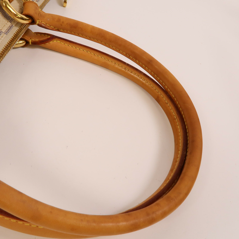 LOUIS VUITTON Damier Azur Saleya MM金扣肩背袋-15