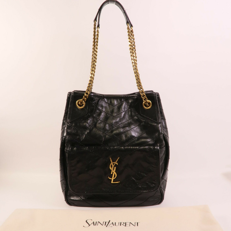 SAINT LAURENT 牛皮皮革Niki Small肩背袋-9