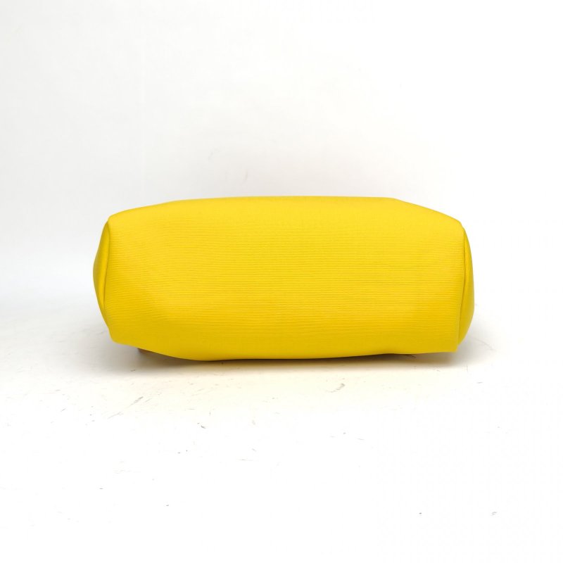 HERMES HERBAGadoszip雙肩包那不勒斯黃帆布Z刻銀扣肩背包-4