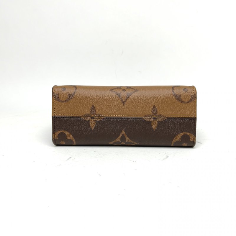 LOUIS VUITTON Onthego小號25二合一老花PVC金扣晶片肩背包-4