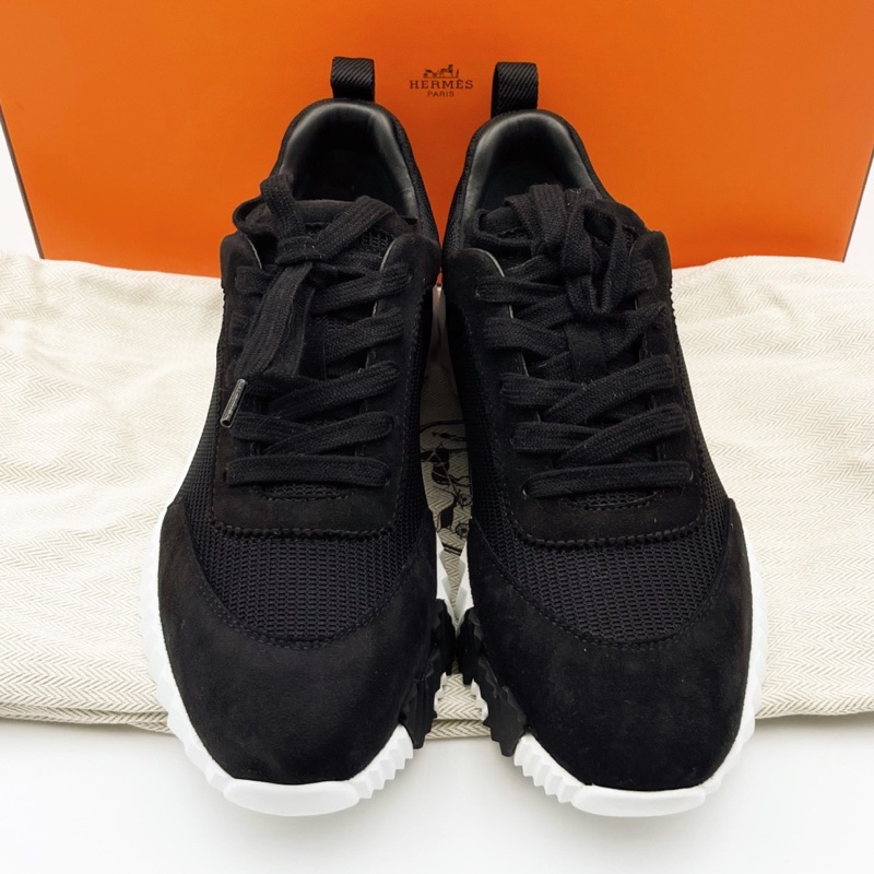 Hermes愛馬仕 bouncing黑白運動鞋 37碼  附件塵袋+盒-1