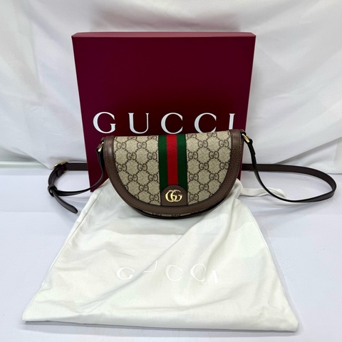 GUCCI 古馳 Ophidia 經典GG老花迷你肩背包 757309