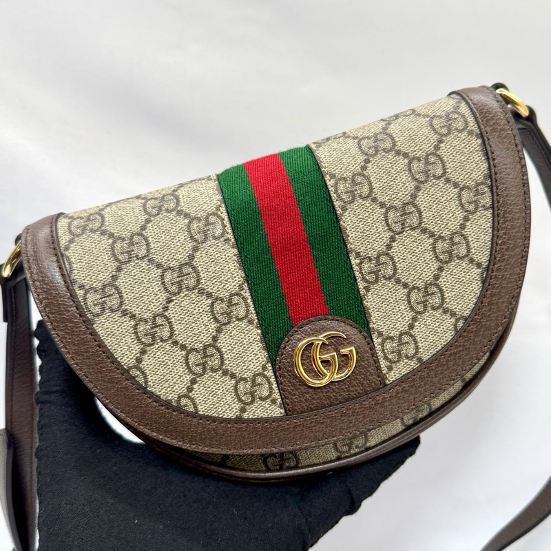 GUCCI 古馳 Ophidia 經典GG老花迷你肩背包 757309-1