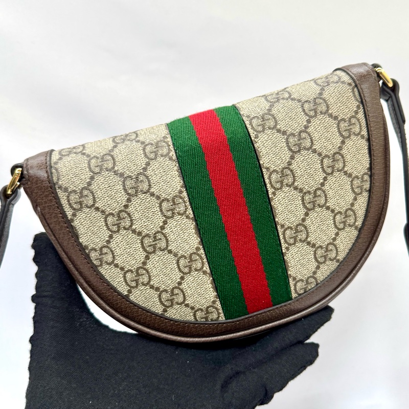 GUCCI 古馳 Ophidia 經典GG老花迷你肩背包 757309-2