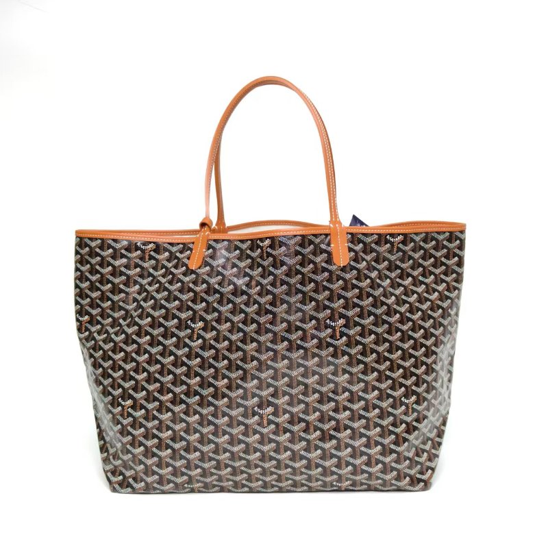 GOYARD 拼色PVC銀扣SaintLouis購物袋大號肩背包-2