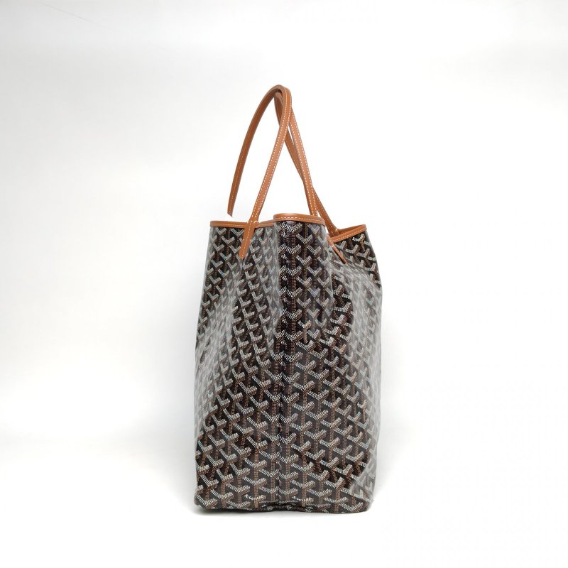 GOYARD 拼色PVC銀扣SaintLouis購物袋大號肩背包-3