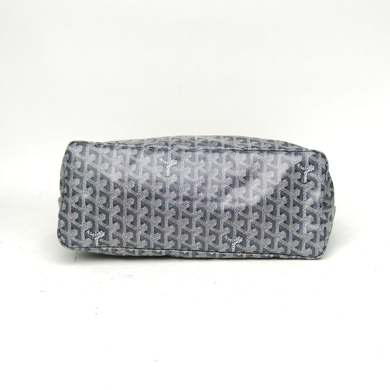 GOYARD BohemeHoboBag子母腋下包灰色PVC銀扣肩背包-4
