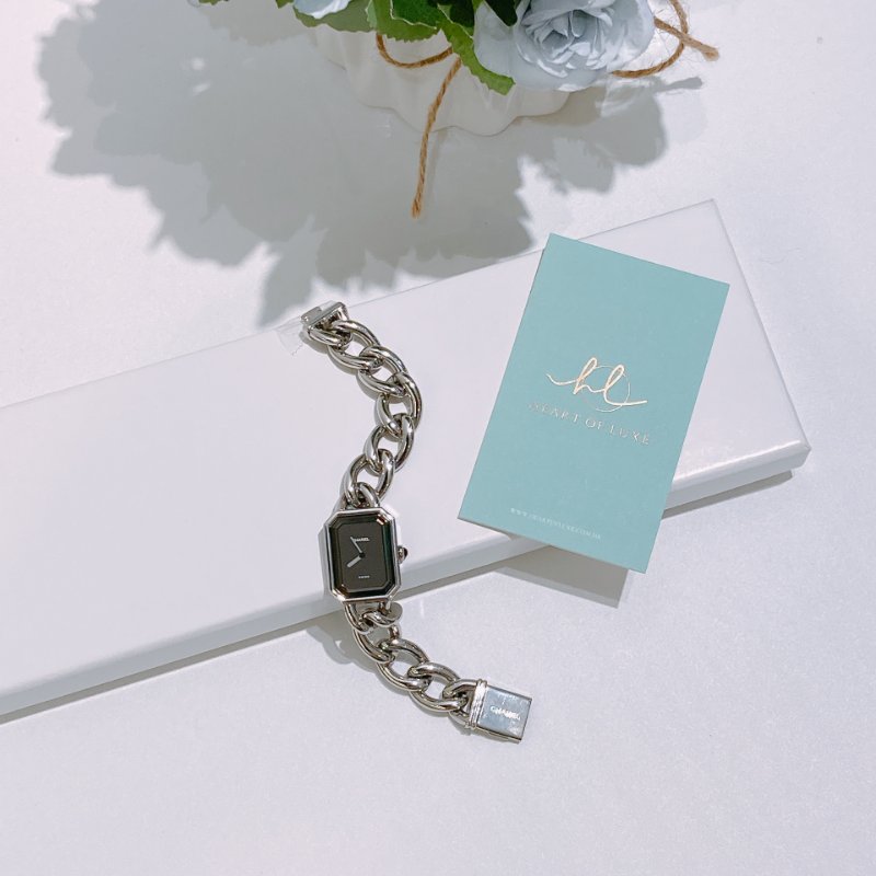 TW4824	Chanel 香奈兒方糖中號石英錶 Premiere Watch M Size H0452 SS x QZ-1