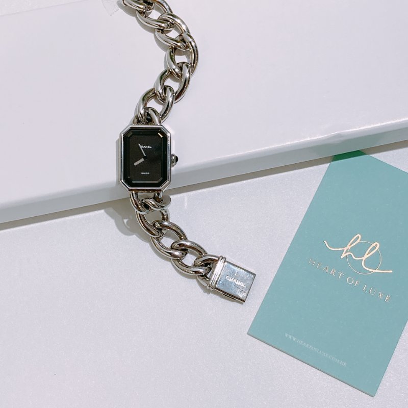 TW4824	Chanel 香奈兒方糖中號石英錶 Premiere Watch M Size H0452 SS x QZ-2