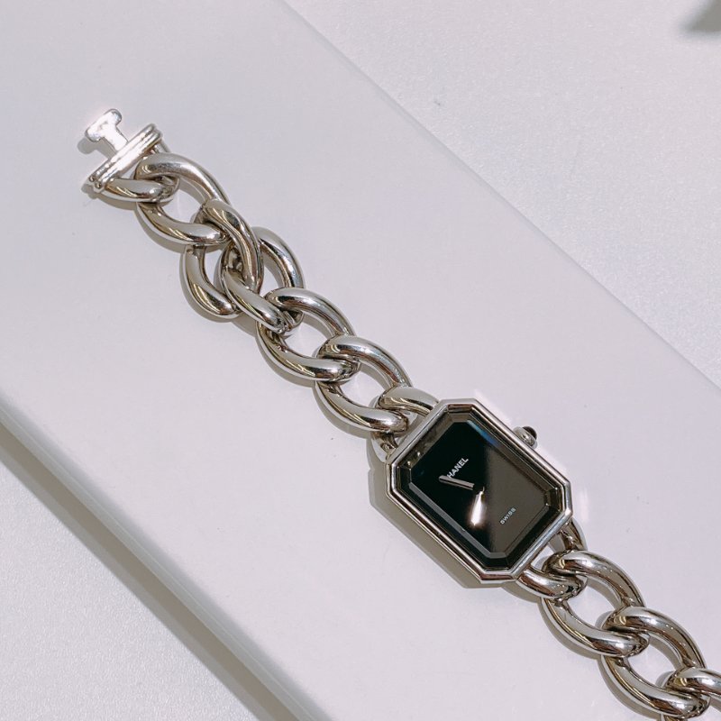 TW4824	Chanel 香奈兒方糖中號石英錶 Premiere Watch M Size H0452 SS x QZ-3