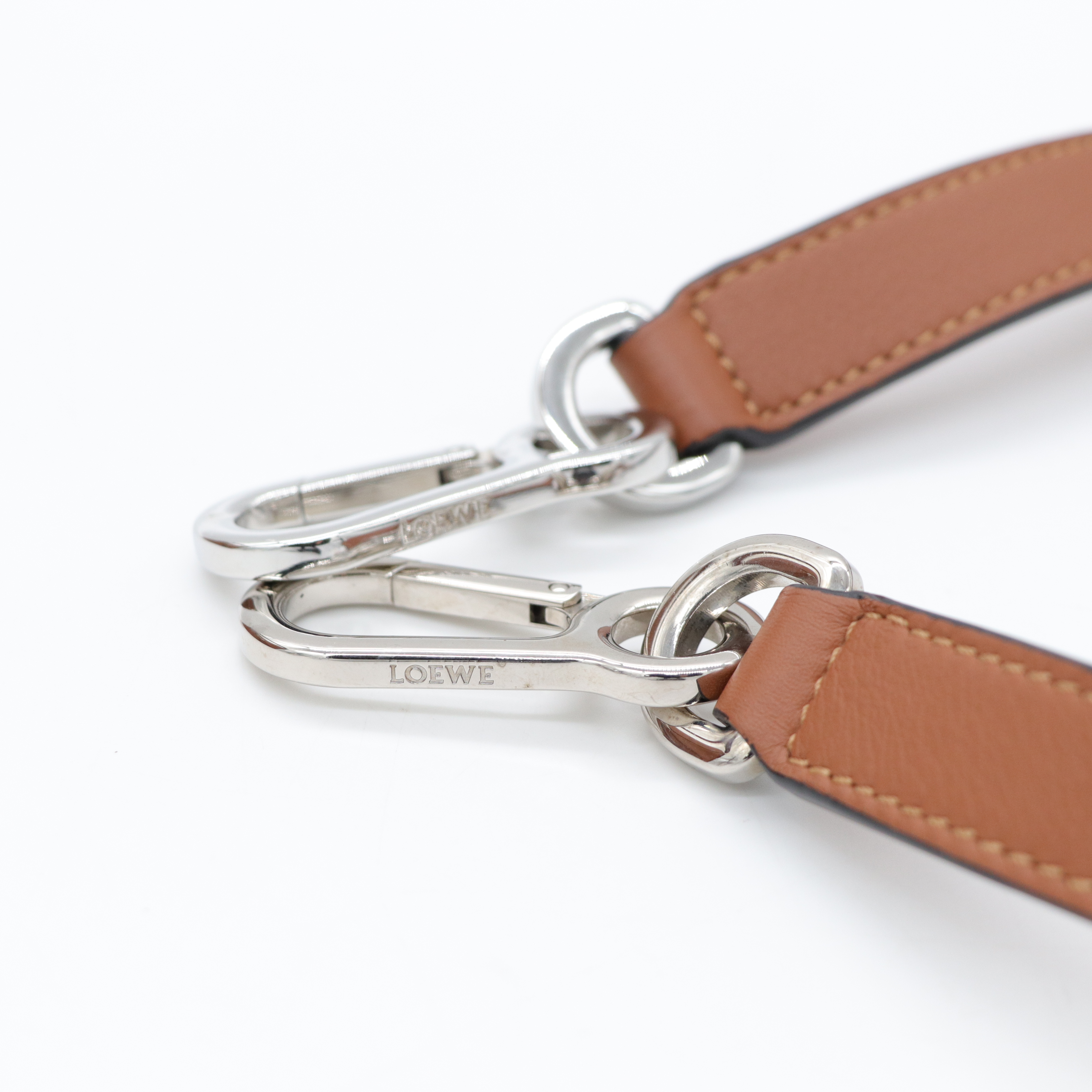 Loewe 羅威 Puzzle  焦糖色 小號 肩背包-11