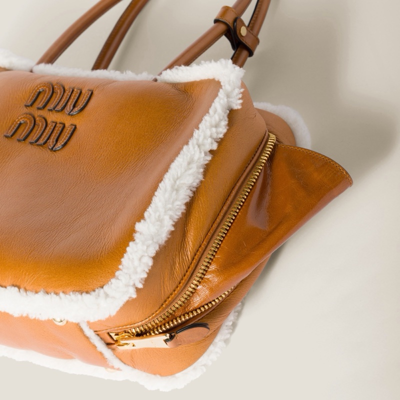 Miu Miu 女士 Beau提手包均碼碼34cm*10cm*23cm-3