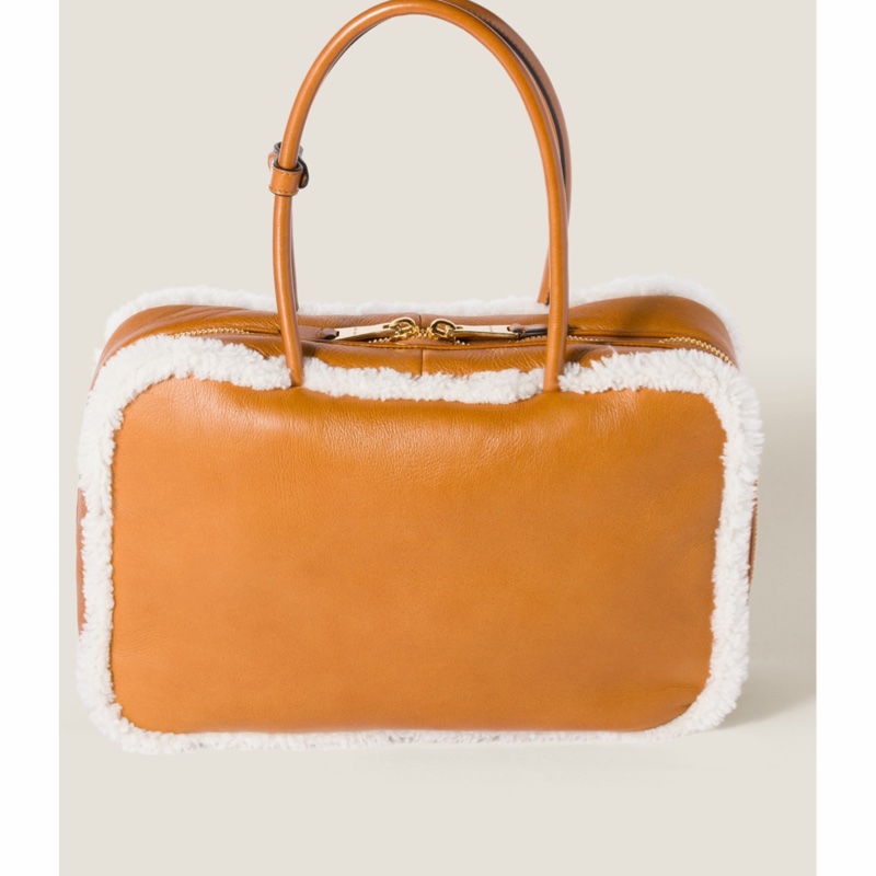 Miu Miu 女士 Beau提手包均碼碼34cm*10cm*23cm-4