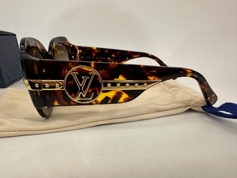 LV 琥珀色 Paris Texas 咖啡漸層太陽眼鏡-1