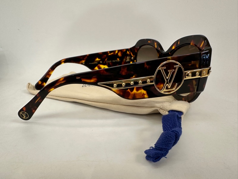 LV 琥珀色 Paris Texas 咖啡漸層太陽眼鏡-2