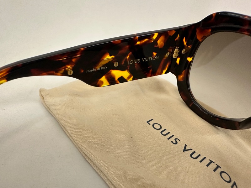LV 琥珀色 Paris Texas 咖啡漸層太陽眼鏡-3