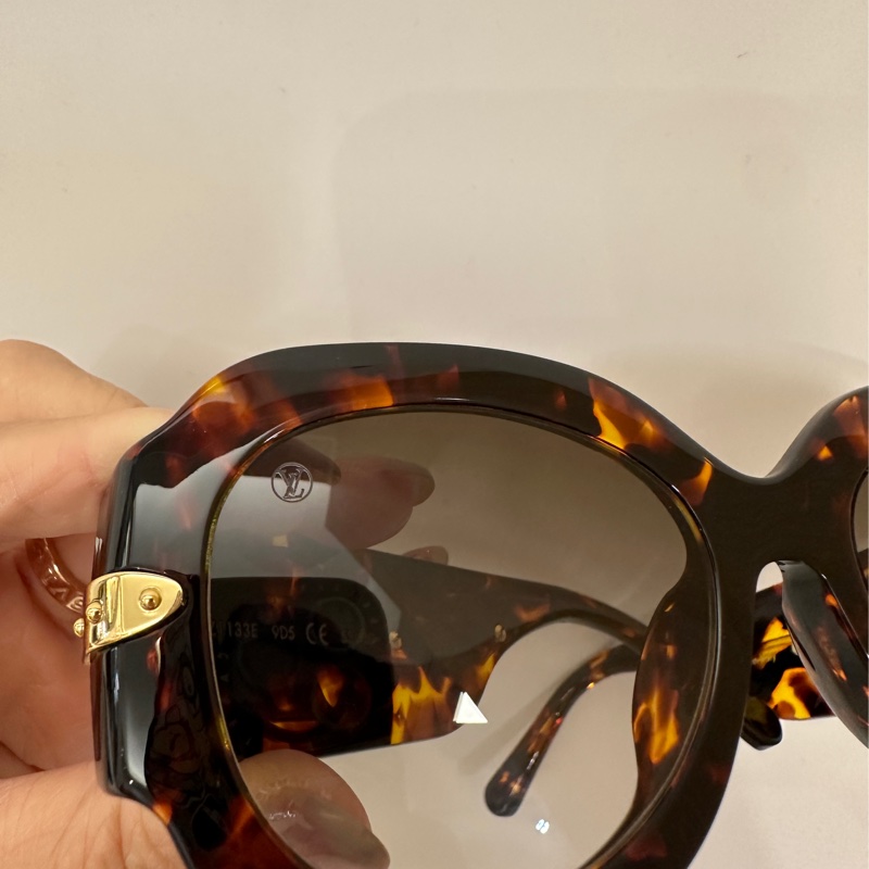 LV 琥珀色 Paris Texas 咖啡漸層太陽眼鏡-5