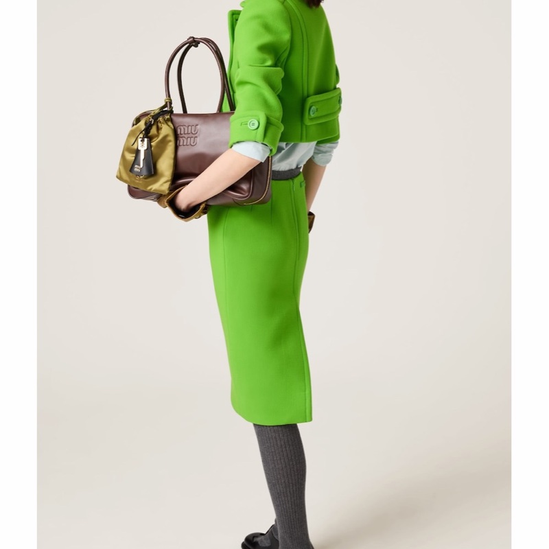 Miu Miu 女士 Beau 手提包均碼碼常規、34cm*10cm*23cm-4