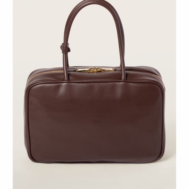 Miu Miu 女士 Beau 手提包均碼碼常規、34cm*10cm*23cm-5