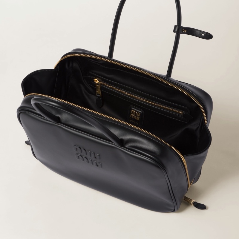 Miu Miu 女士 logo標識三代手提包均碼碼常規、34cm*10cm*23cm-2