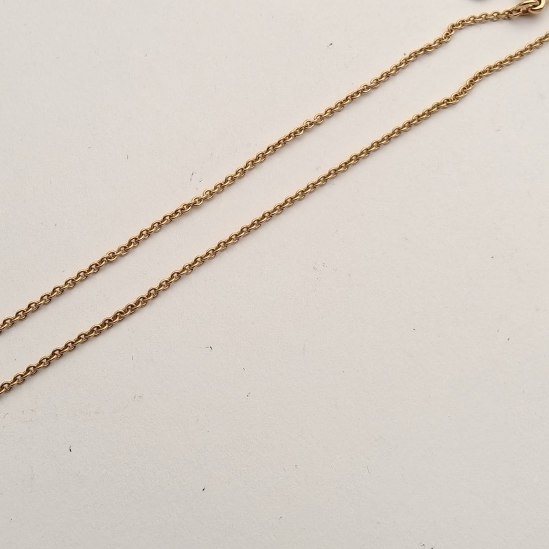 BVLGARI B.ZERO1彈簧項鏈三環扣18K玫瑰金/白陶瓷-4