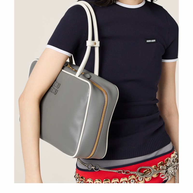 Miu Miu 女士 Beau 手提包均碼碼34cm*10cm*23cm-4