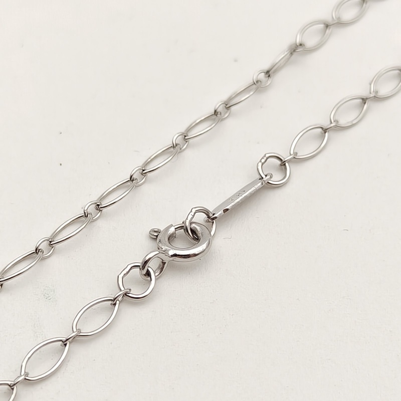 TIFFANY&CO TiffanyKeys皇冠鑰匙項鏈中號3.8cm半鑽18K白金/鑽石-3