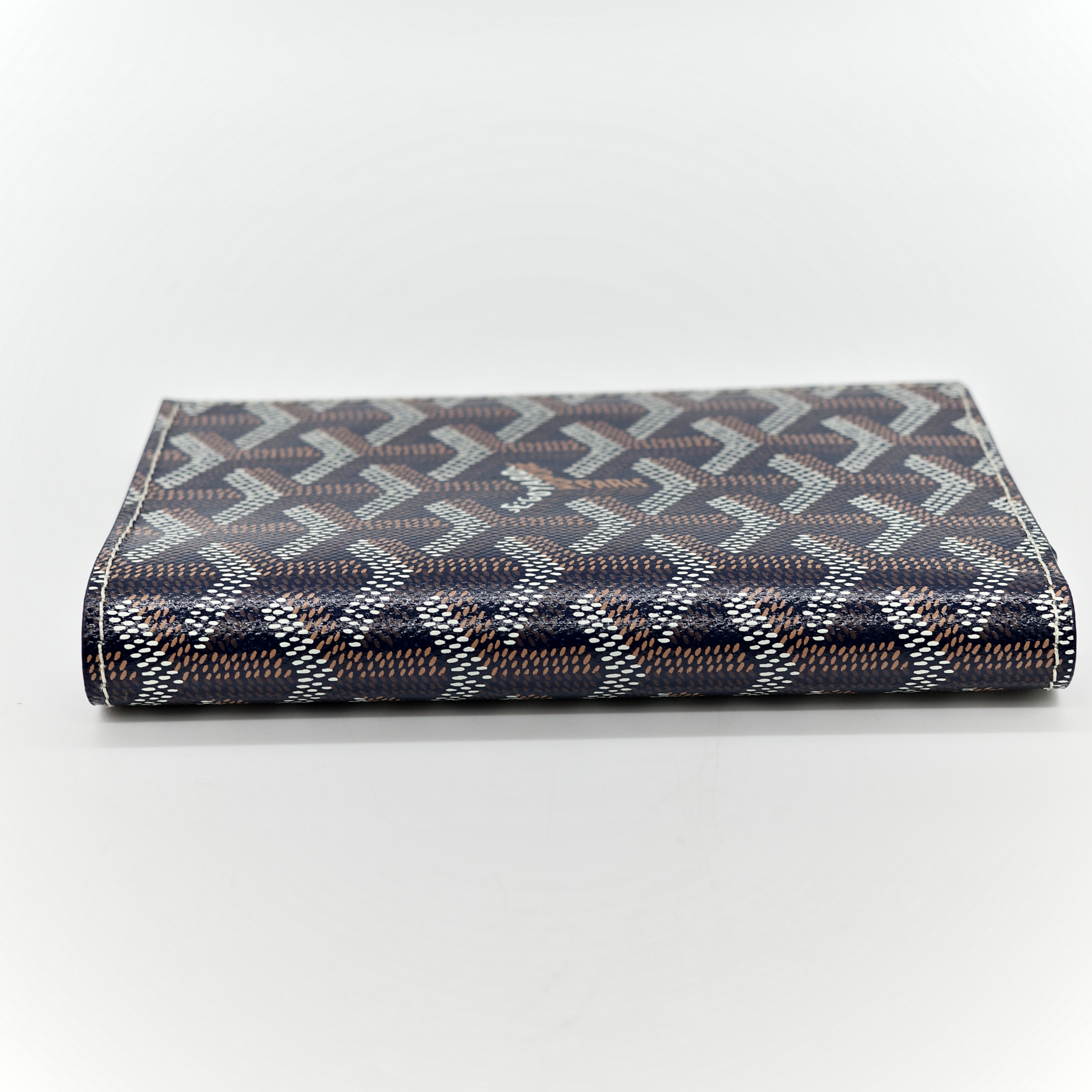 Goyard 戈雅 海軍藍 經典花紋 護照夾-3