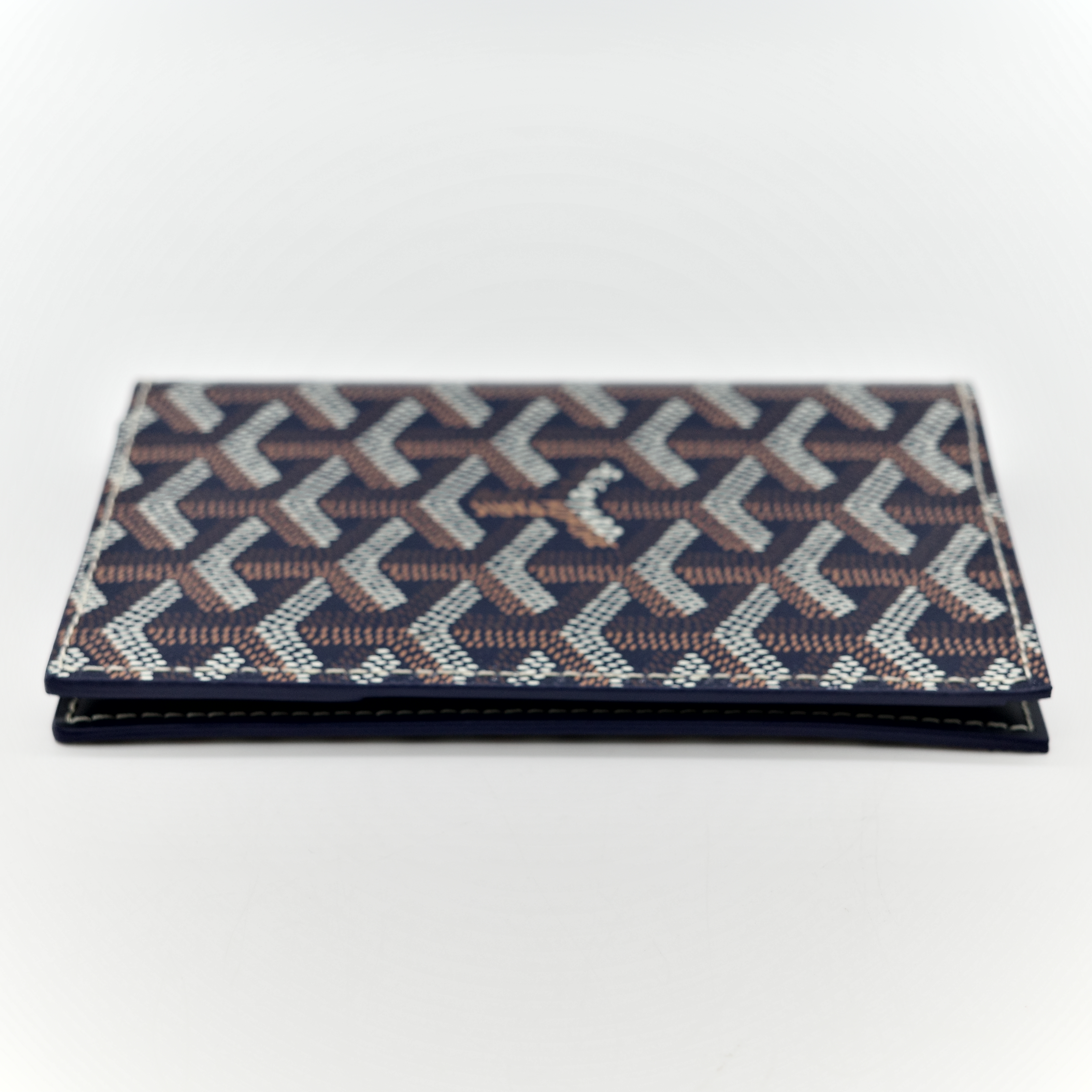 Goyard 戈雅 海軍藍 經典花紋 護照夾-4