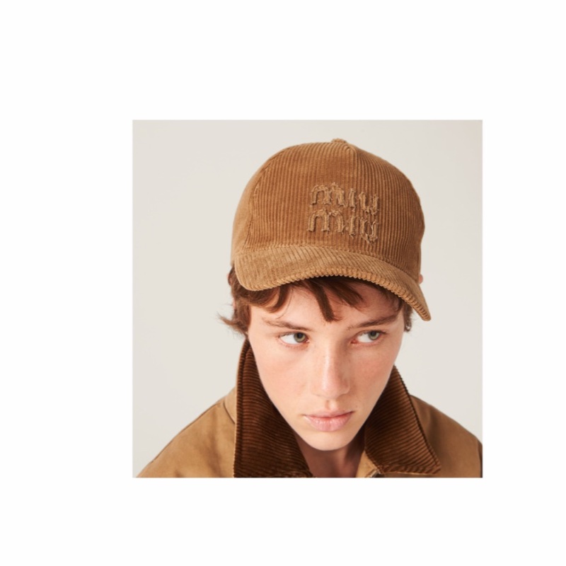 Miu Miu 女士 徽標棒球帽S M L碼-2