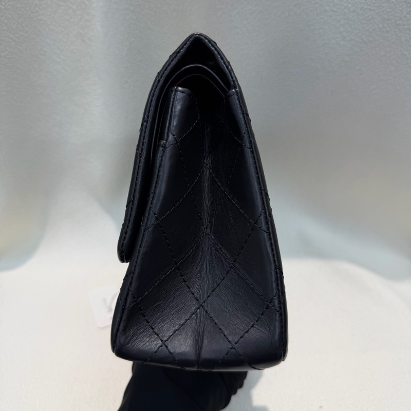 CHANEL 2.55 黑銀色做舊 28 IA446-7