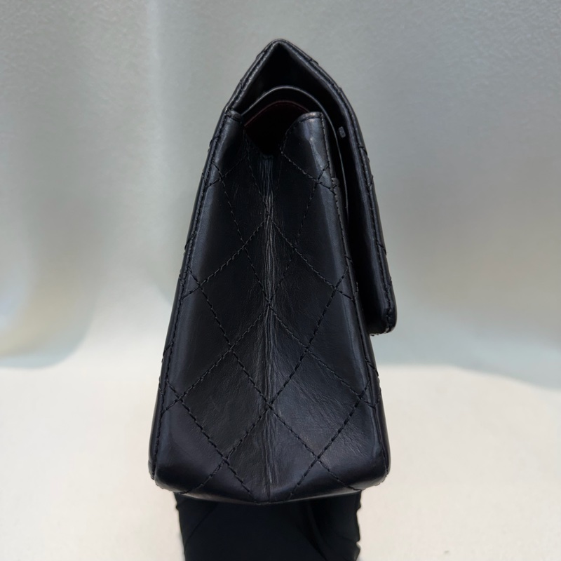 CHANEL 2.55 黑銀色做舊 28 IA446-8