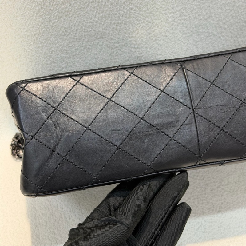 CHANEL 2.55 黑銀色做舊 28 IA446-10