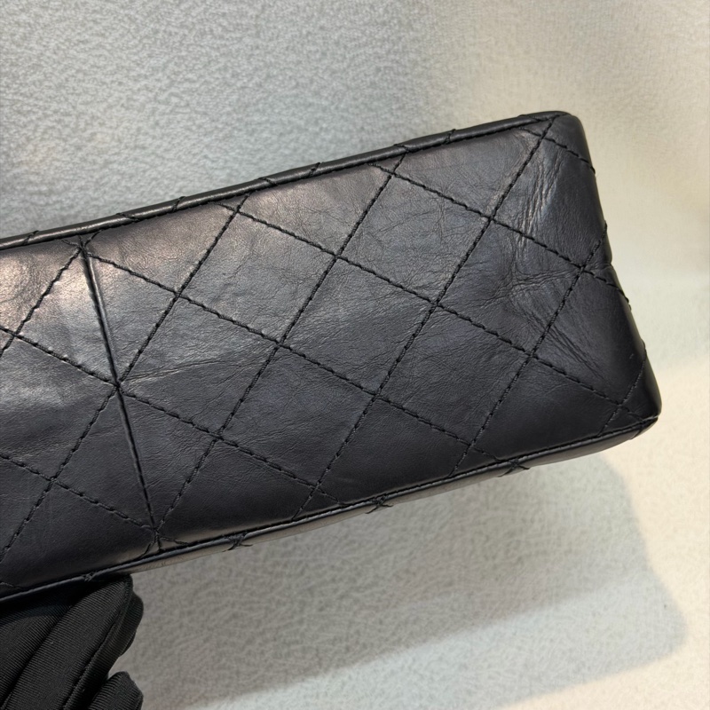 CHANEL 2.55 黑銀色做舊 28 IA446-11