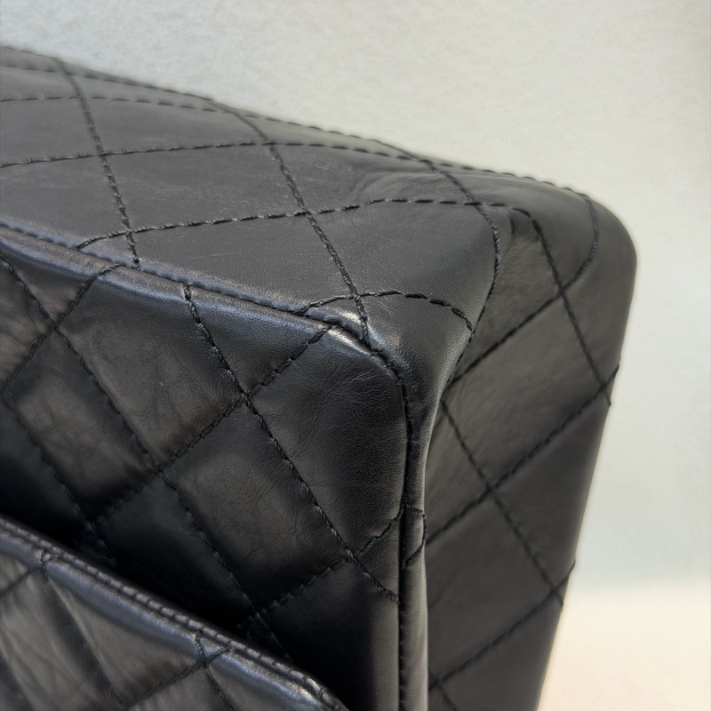 CHANEL 2.55 黑銀色做舊 28 IA446-13