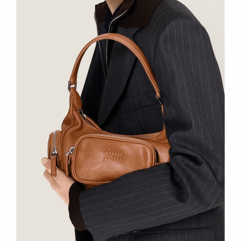 Miu Miu 女士 拉鍊單肩包均碼碼22cm*7cm*18.5cm-5