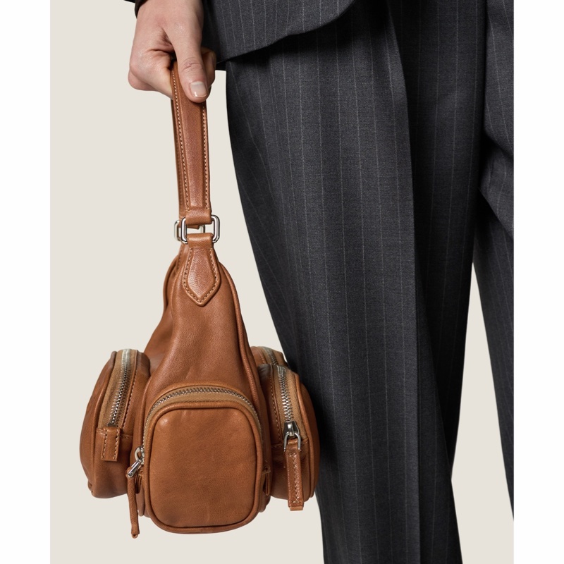 Miu Miu 女士 拉鍊單肩包均碼碼22cm*7cm*18.5cm-6