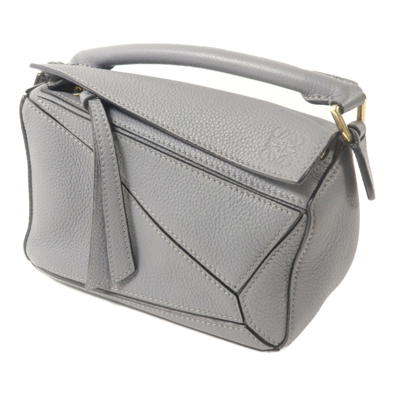 LOEWE 牛皮皮革Mini Puzzle手挽肩背兩用袋-1