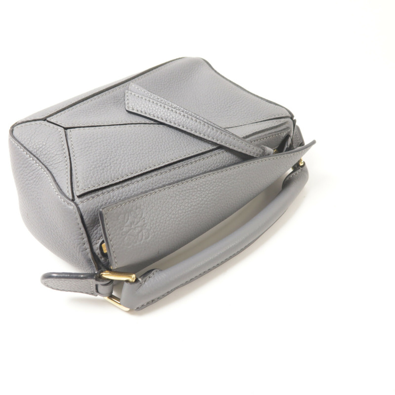 LOEWE 牛皮皮革Mini Puzzle手挽肩背兩用袋-7